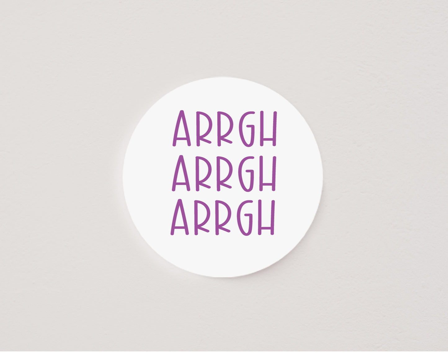 Arrgh Sticker