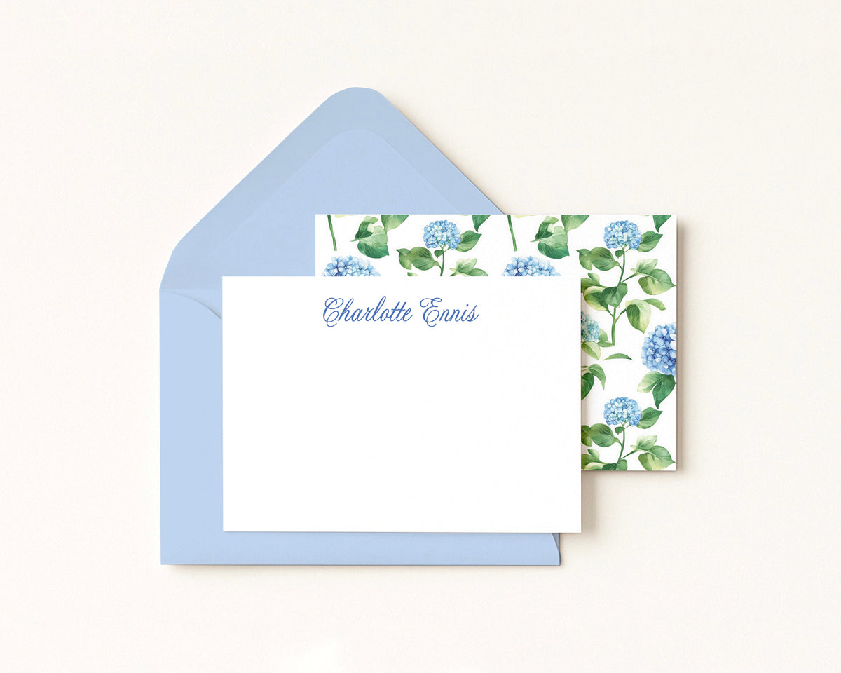 Hydrangea Stationery