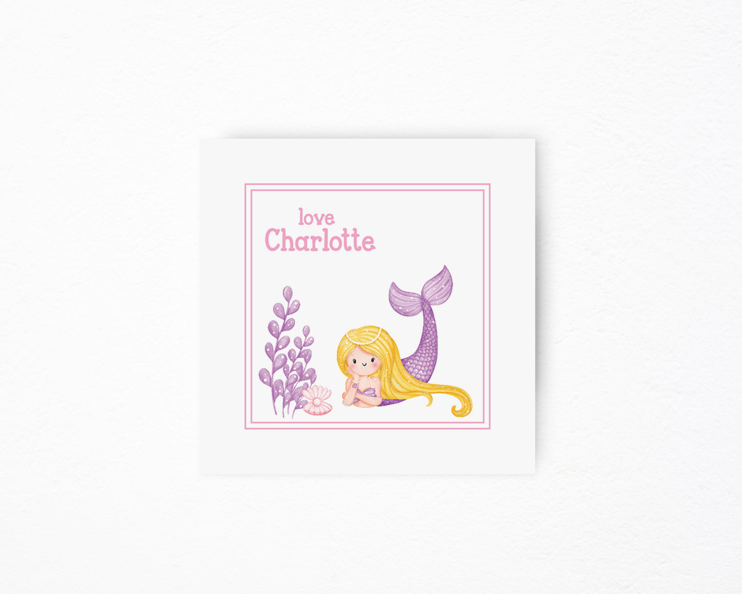 Mermaid Square Tag