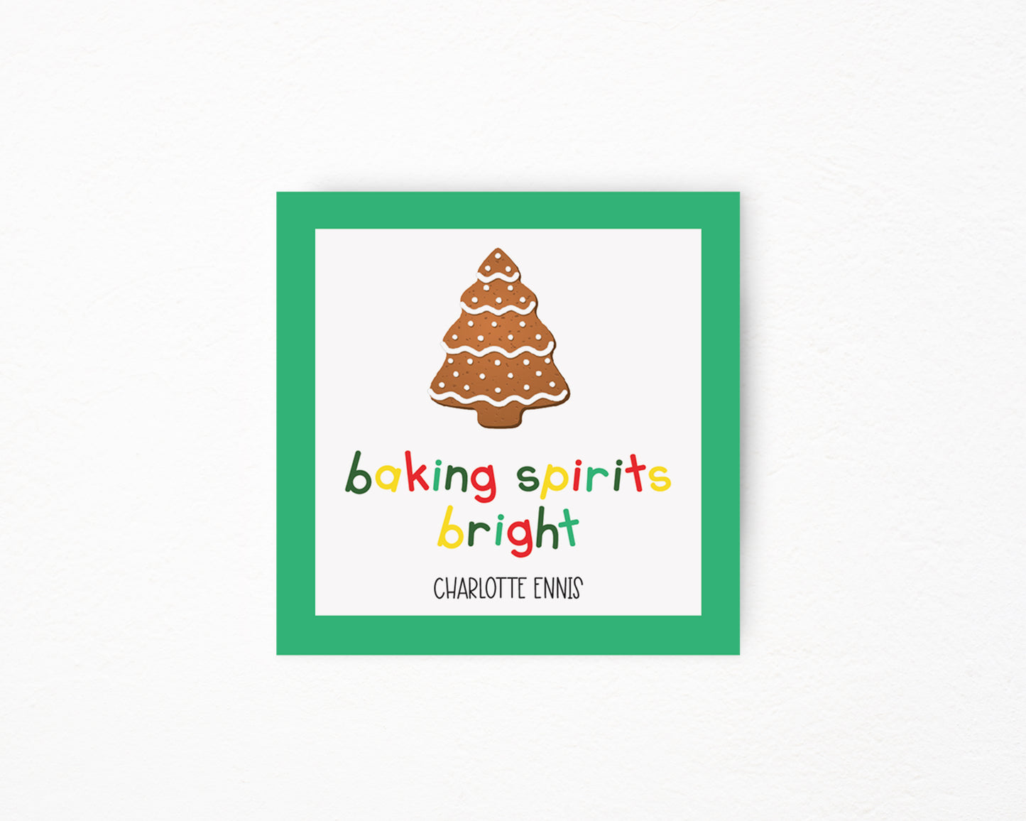 Baking Spirits Bright Sticker