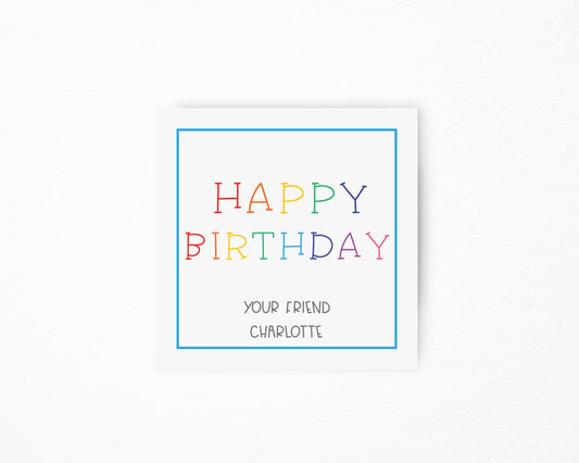 Happy Birthday Sticker