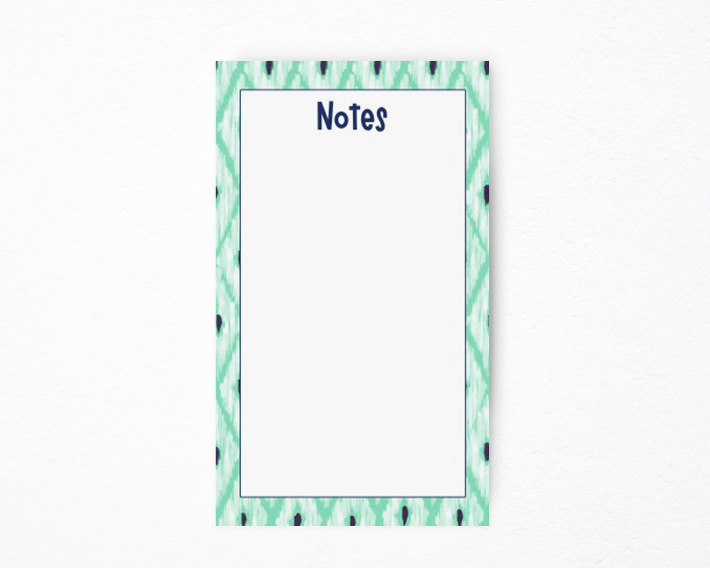 Blue Ikat Notepad