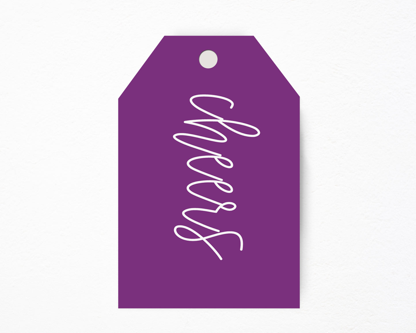 Cheers Hanging Gift Tag