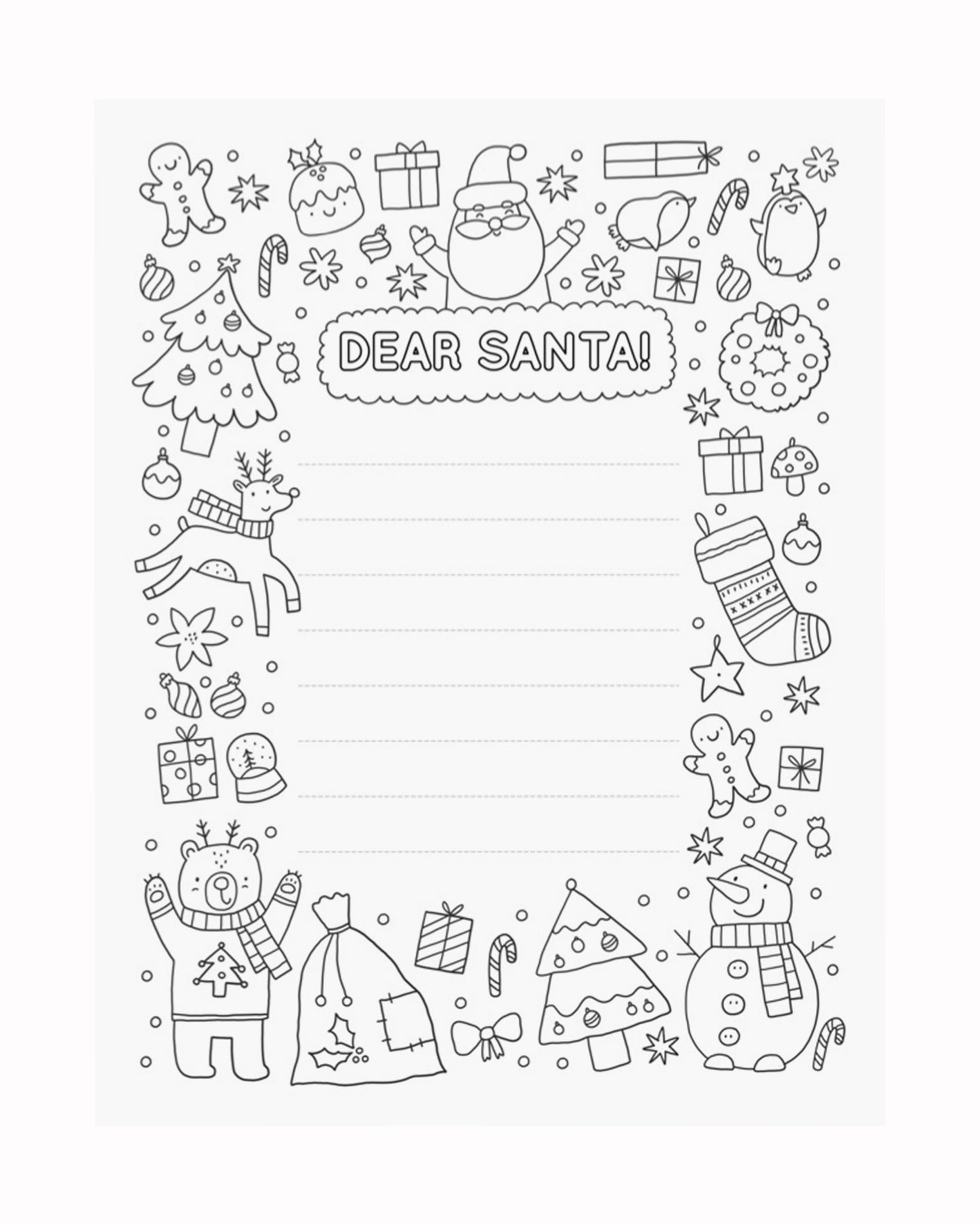 Dear Santa Letter