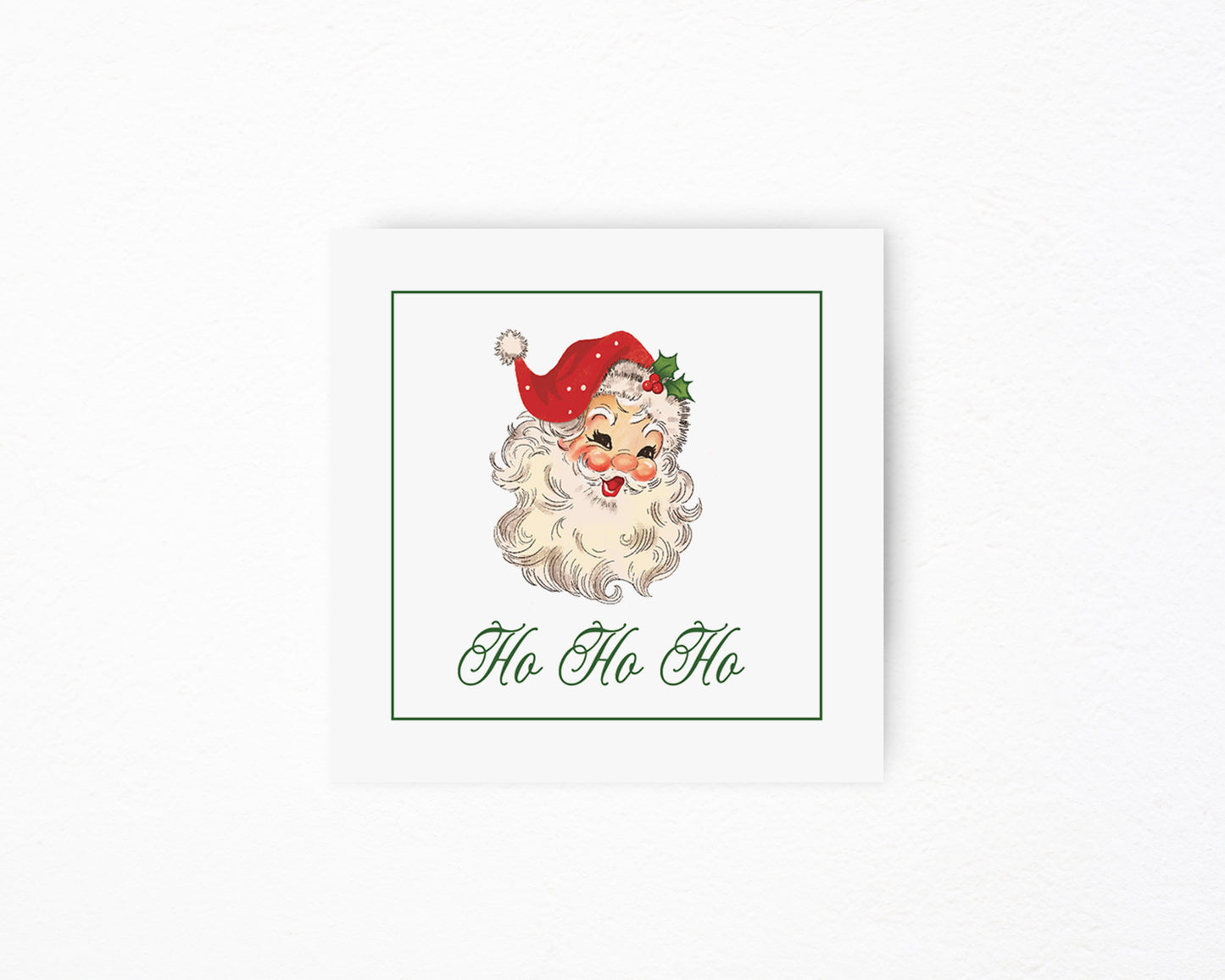 Ho Ho Ho Square Card