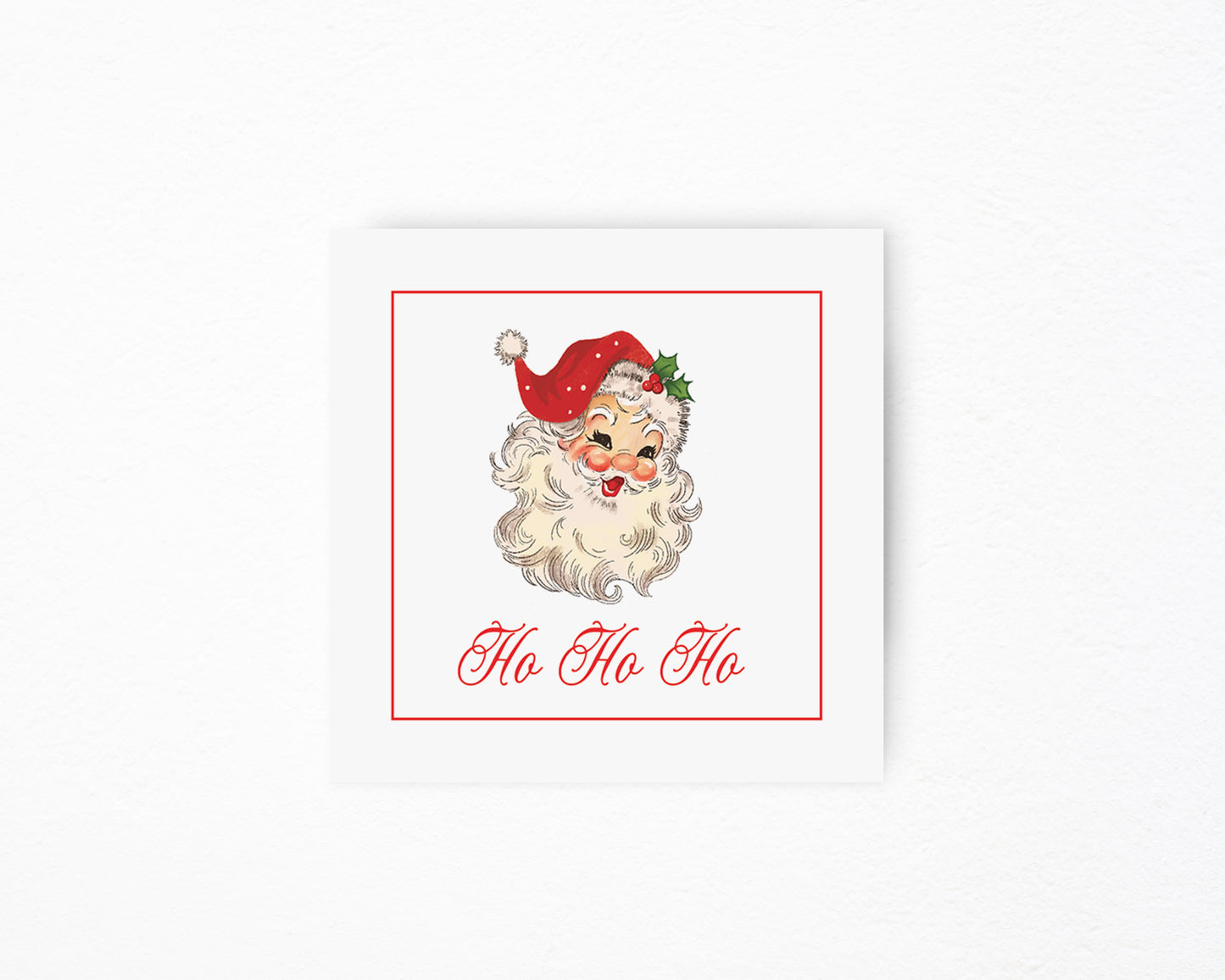 Ho Ho Ho Square Card