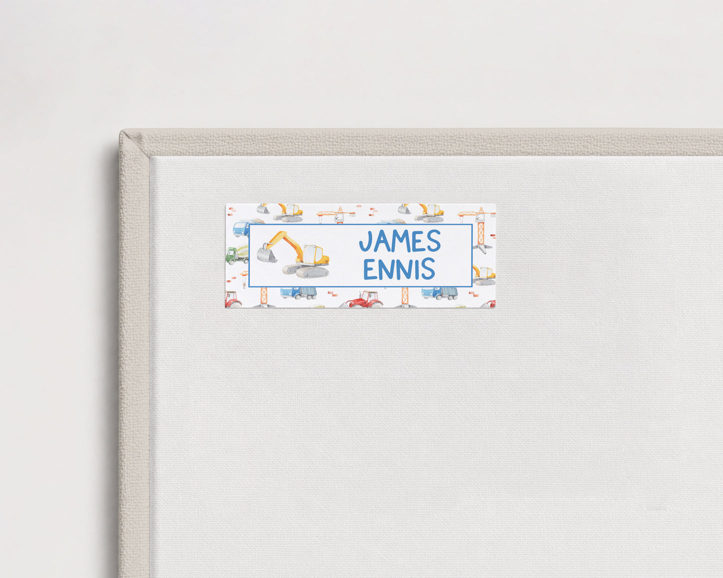 Construction Label Sticker