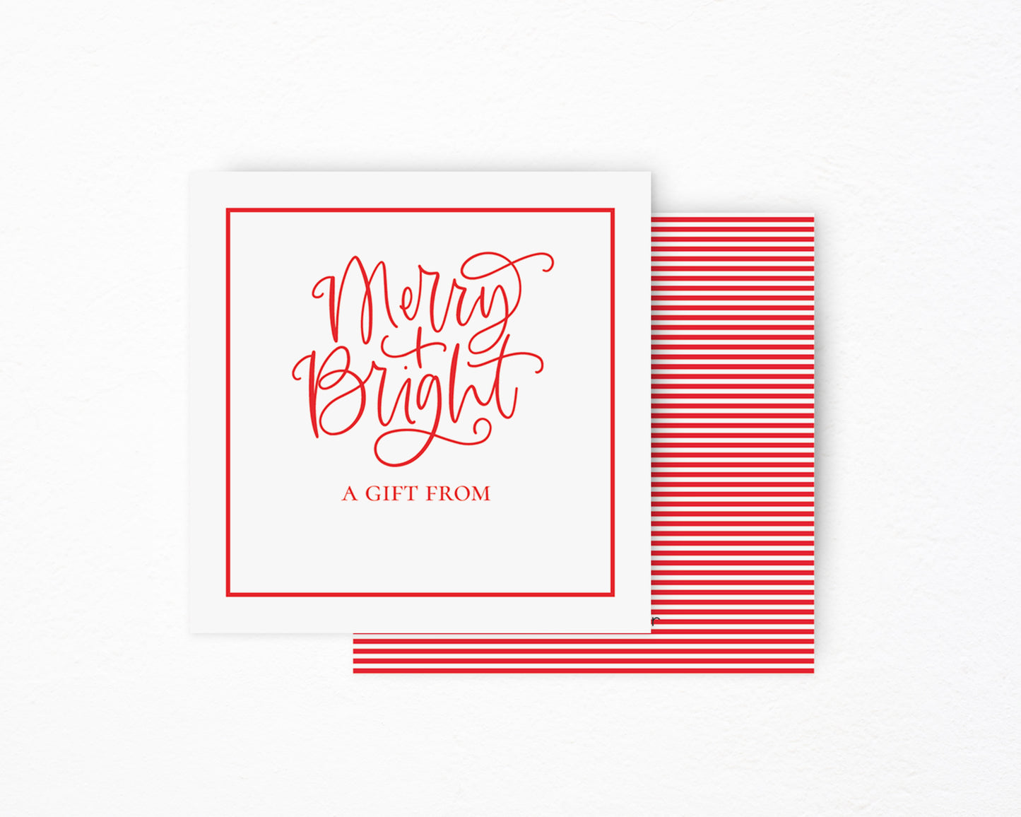 Merry and Bright Gift Tag