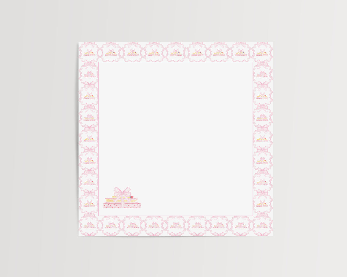 Schoolbooks Pink Notepad