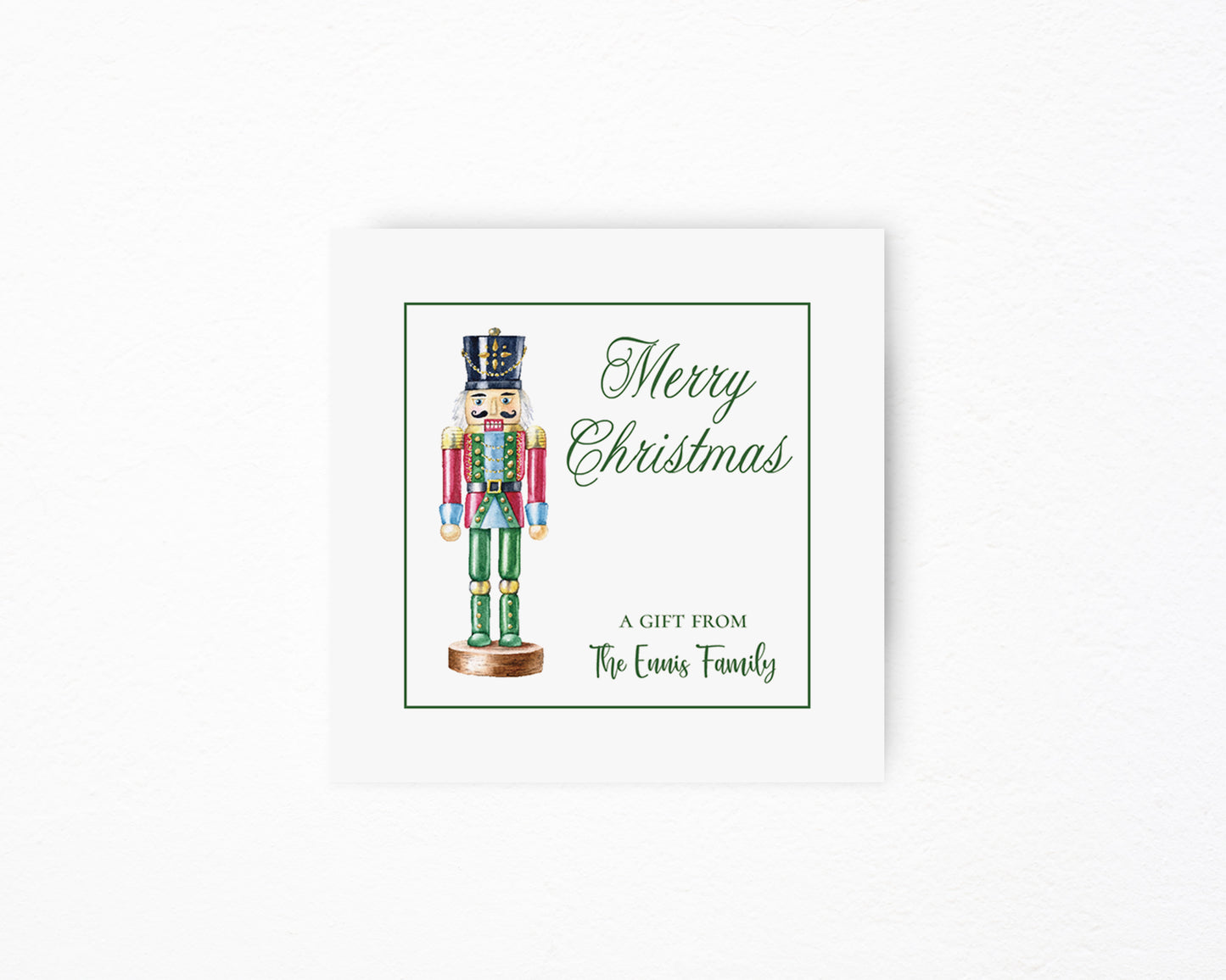 Nutcracker Square Tag