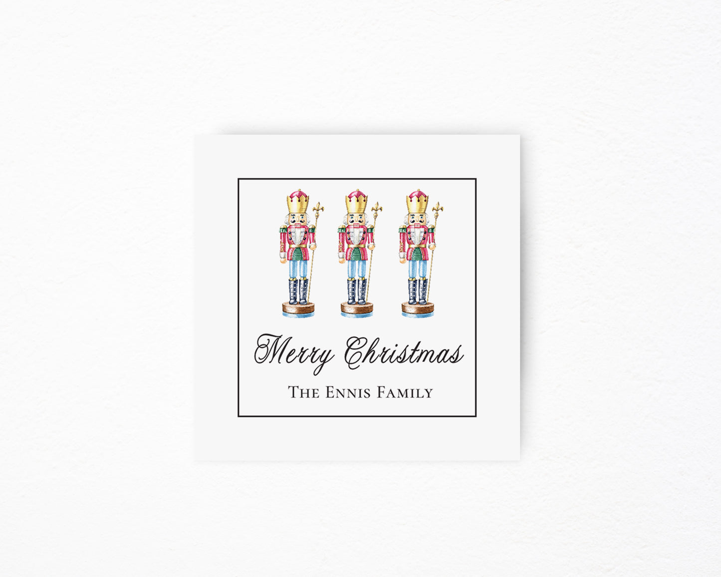 Nutcracker Square Card