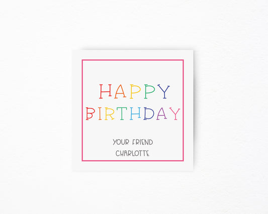 Happy Birthday Sticker
