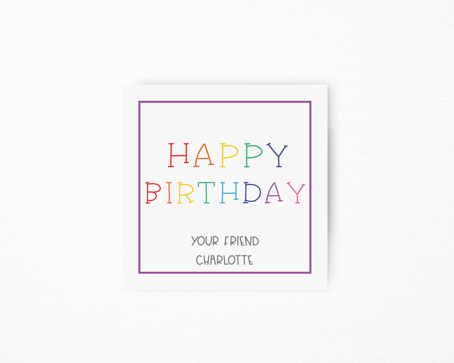 Happy Birthday Sticker