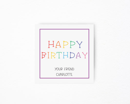 Happy Birthday Sticker