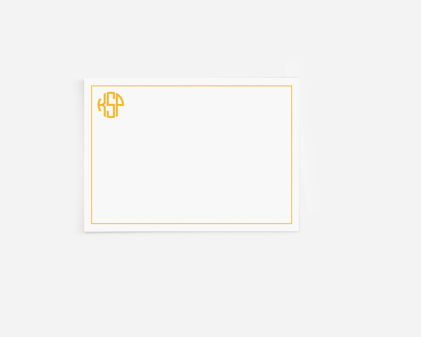 Round Stationery Card