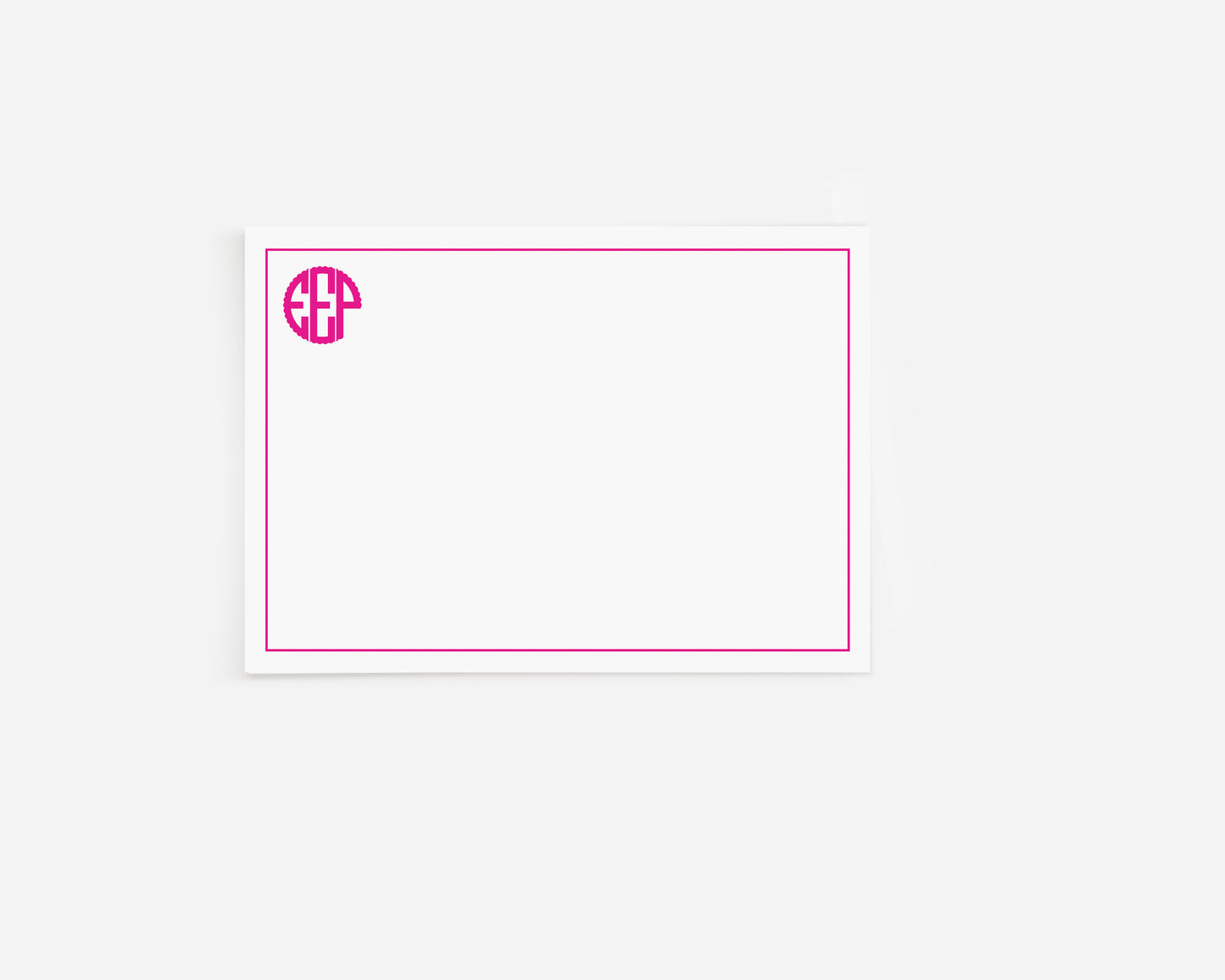 Scalloped Stationery Card