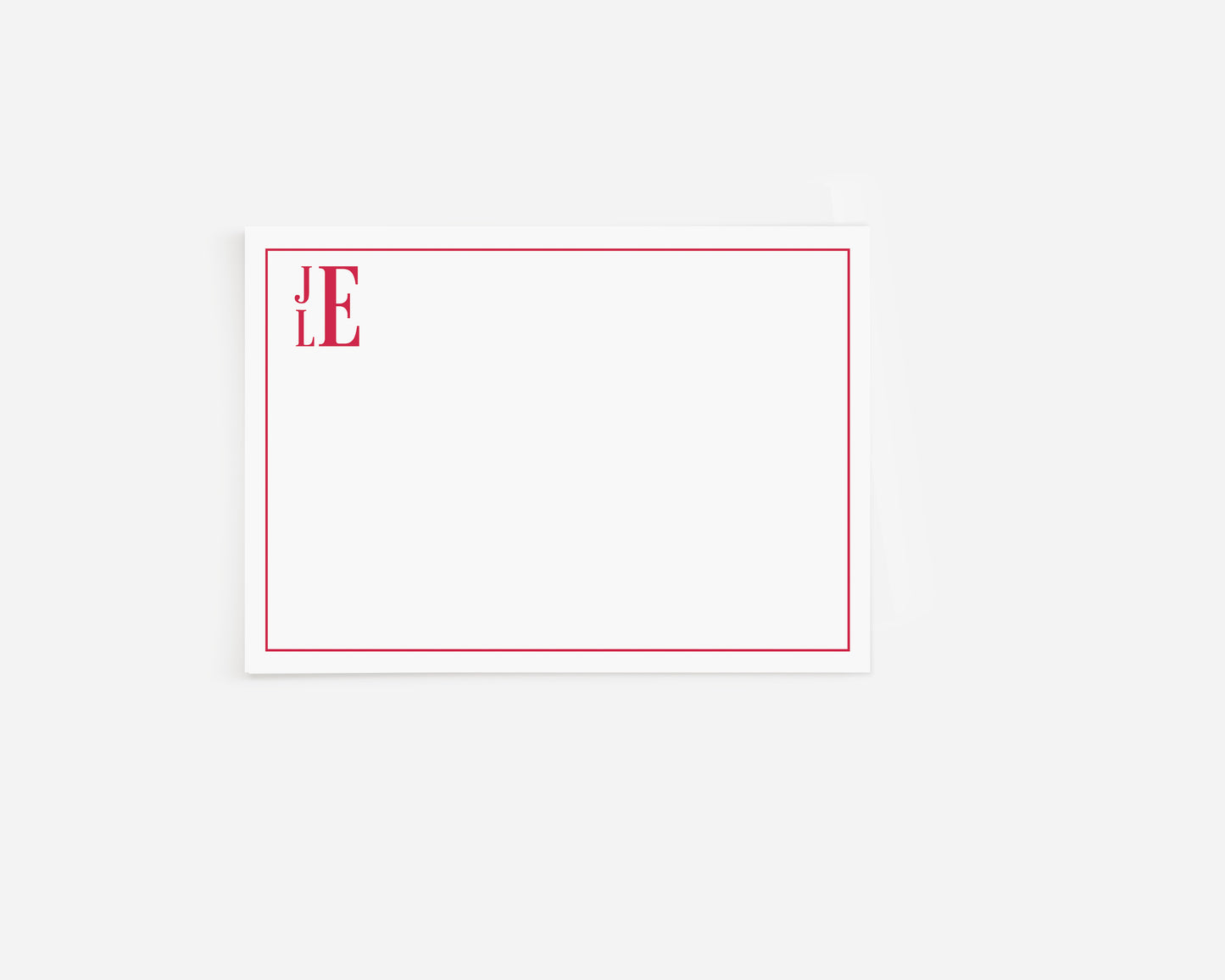 Stacked Stationery Card