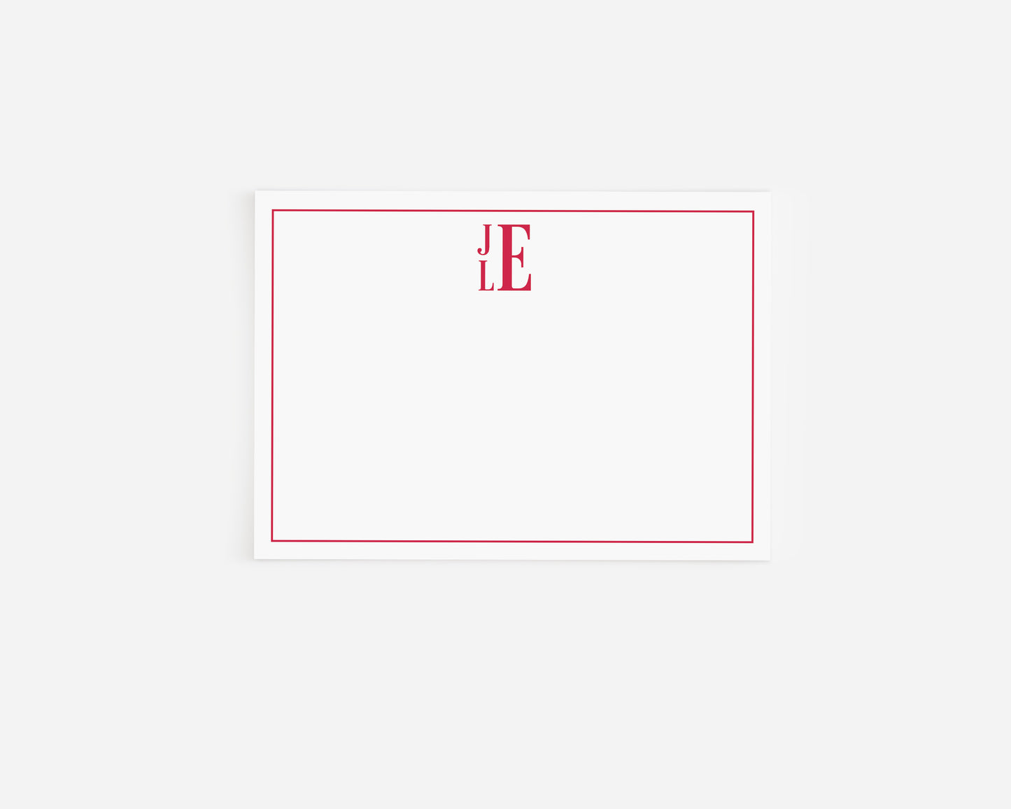 Stacked Stationery Card