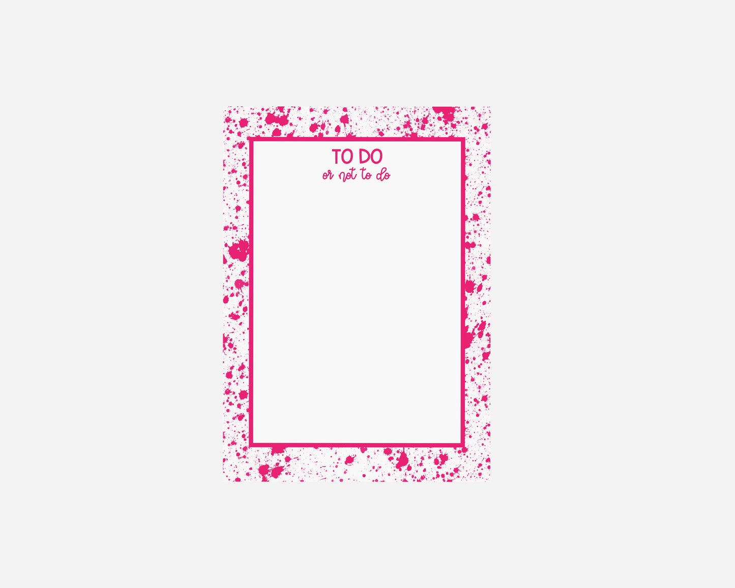 Pink Splatter