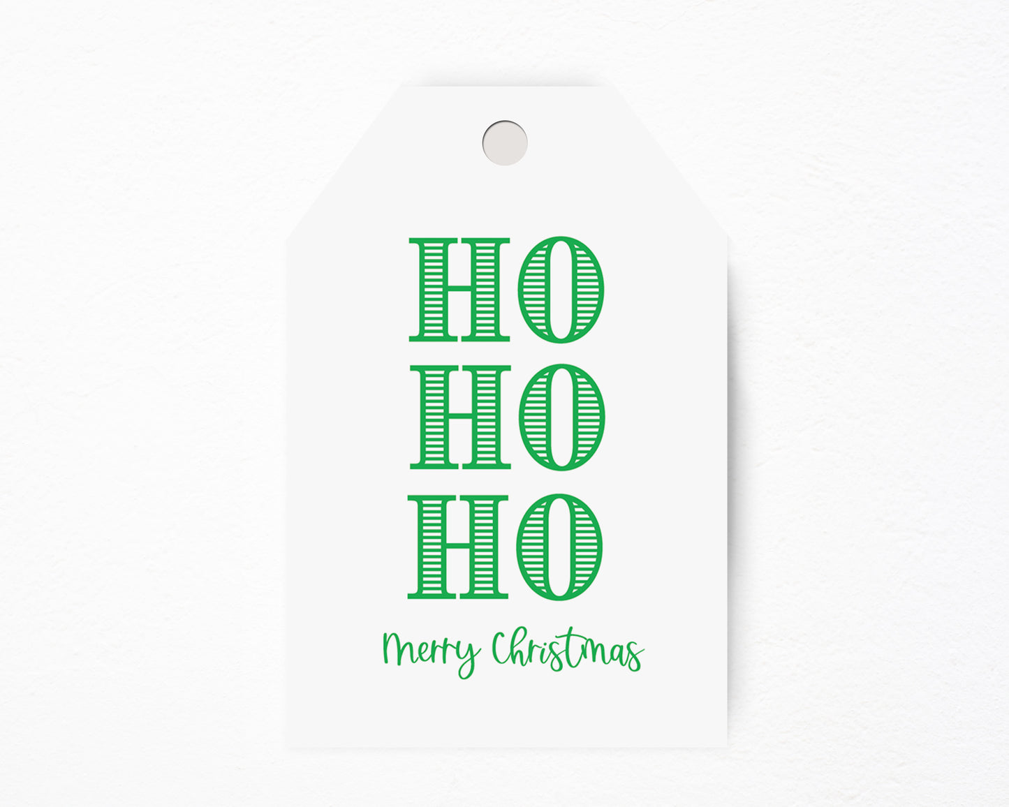 HO HO HO Hanging Gift Tag