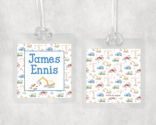 Construction Bag Tag