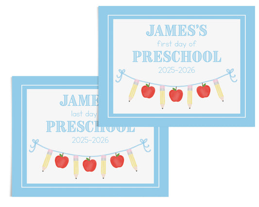 Apple Banner Back to School