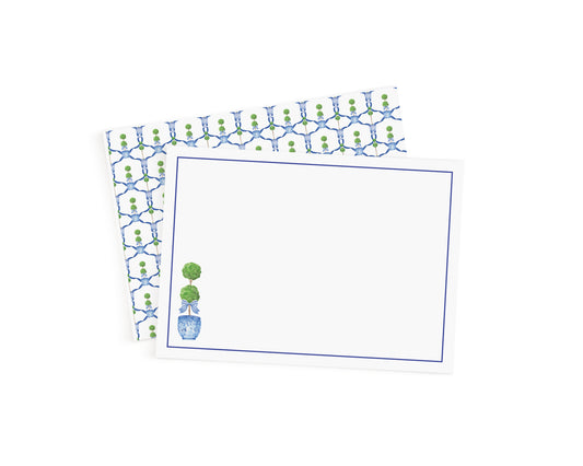 Blue Chinoiserie Stationery
