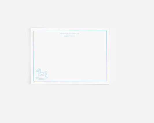 Rocking Horse Boy Stationery Card