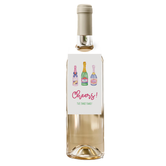 Champagne Wine Tag