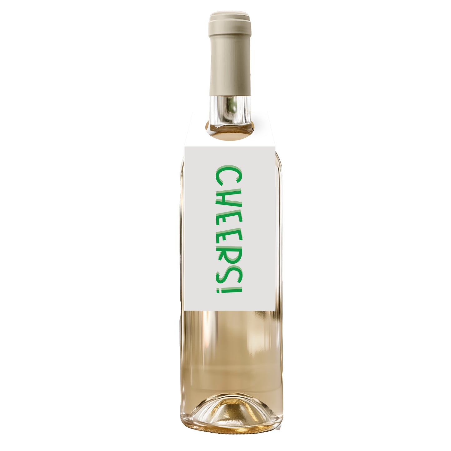 Cheers Wine Tag