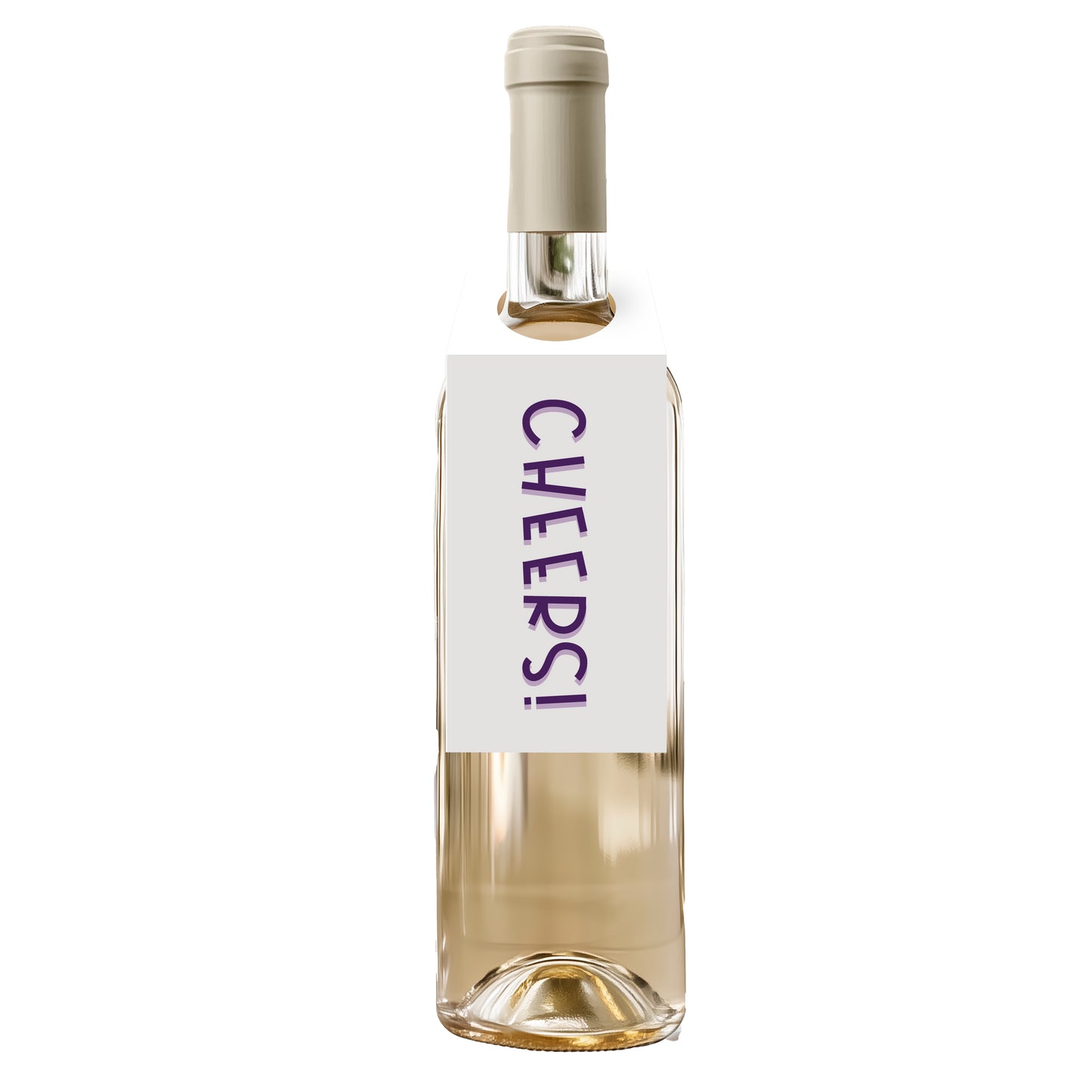 Cheers Wine Tag