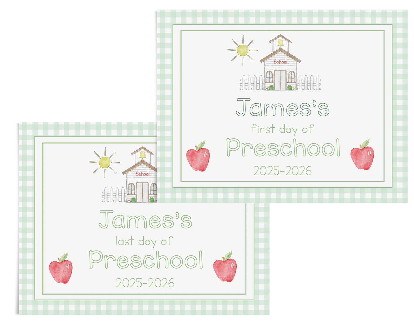 Green Schoolhouse Back to School