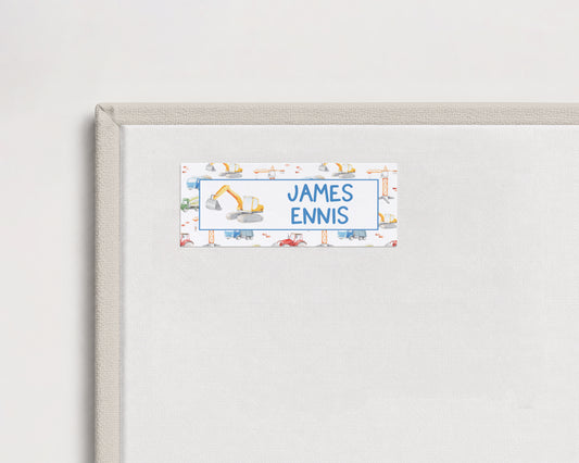 Construction Label Sticker