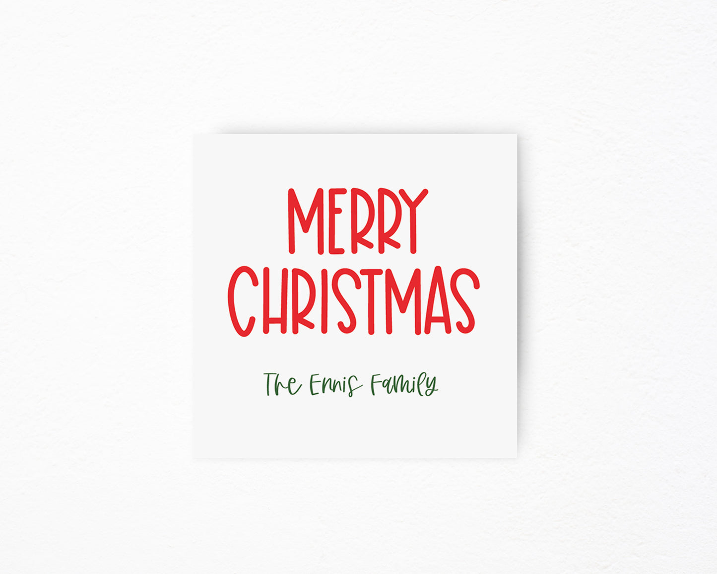Simple Christmas Square Card