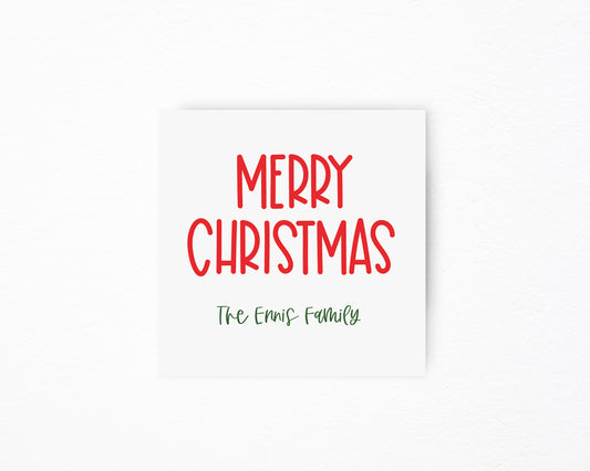 Simple Christmas Square Card
