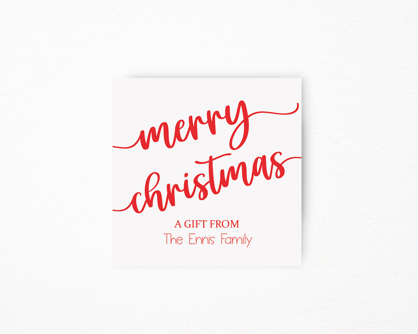 Merry Christmas Sticker