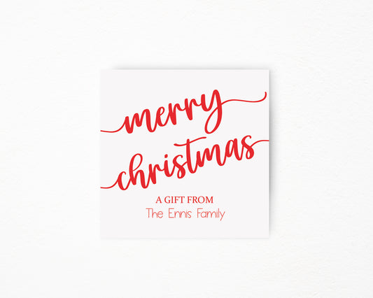 Merry Christmas Sticker
