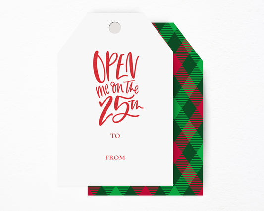 Open me on the 25th