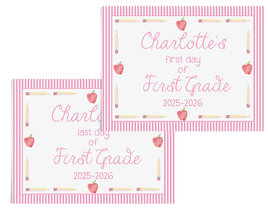 Pink Pencils Back to School