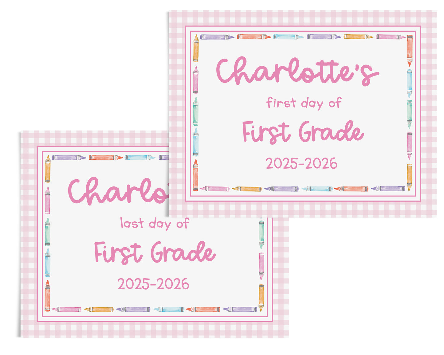 Crayon Border Back to School