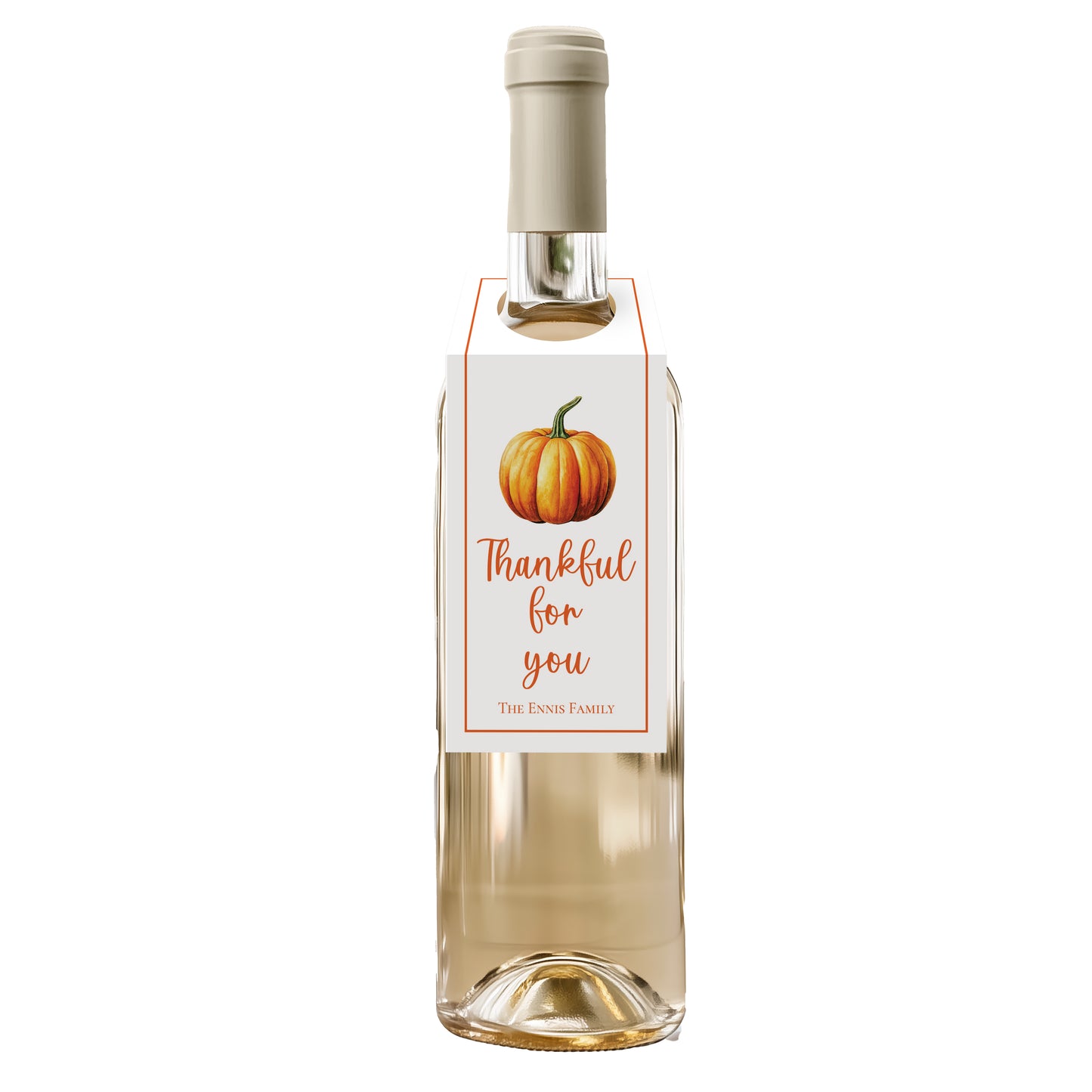 Thankful Wine Tag