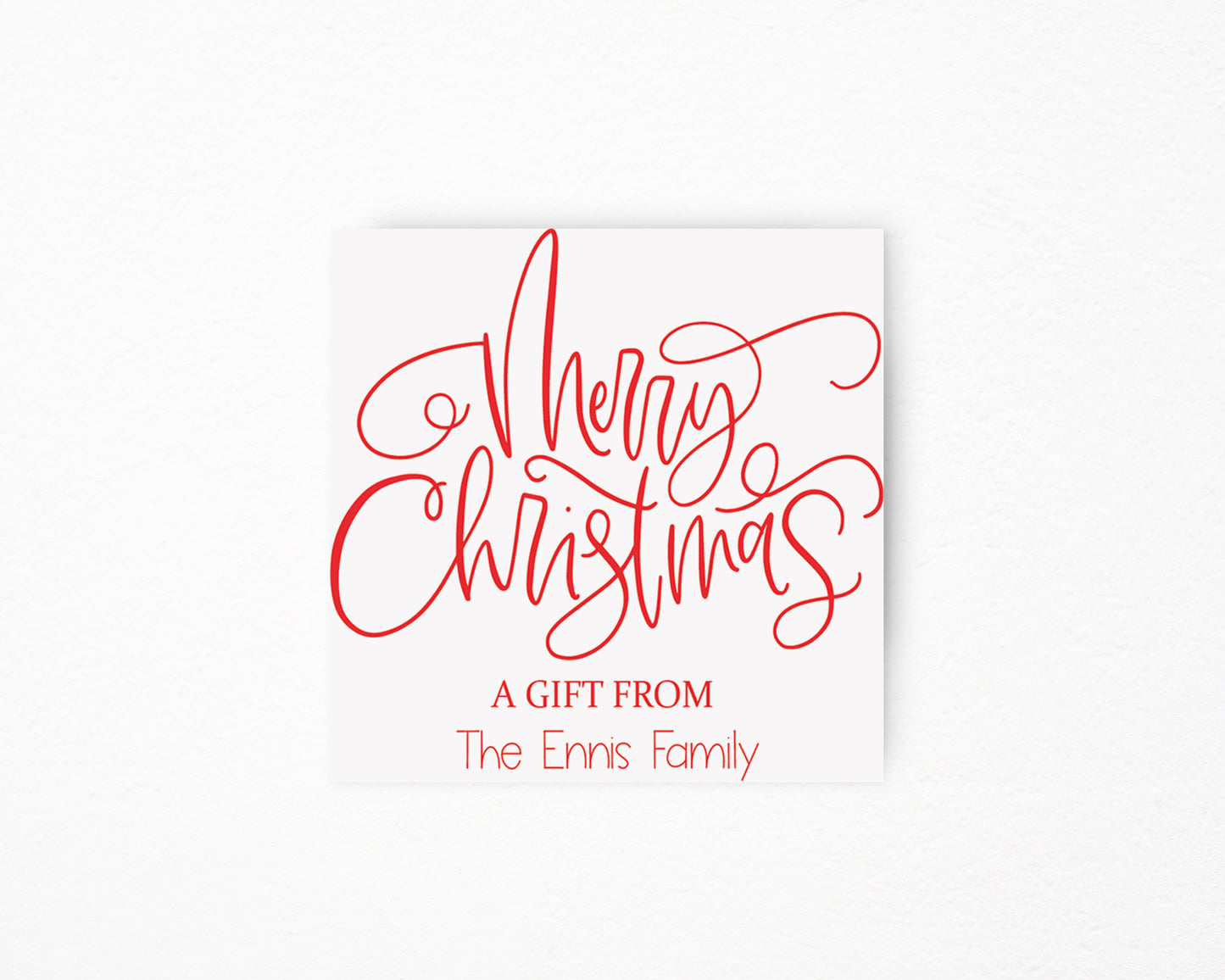 Merry Christmas Sticker