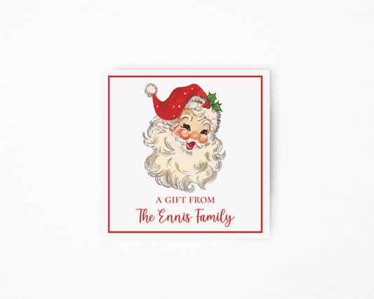 Red Santa Sticker