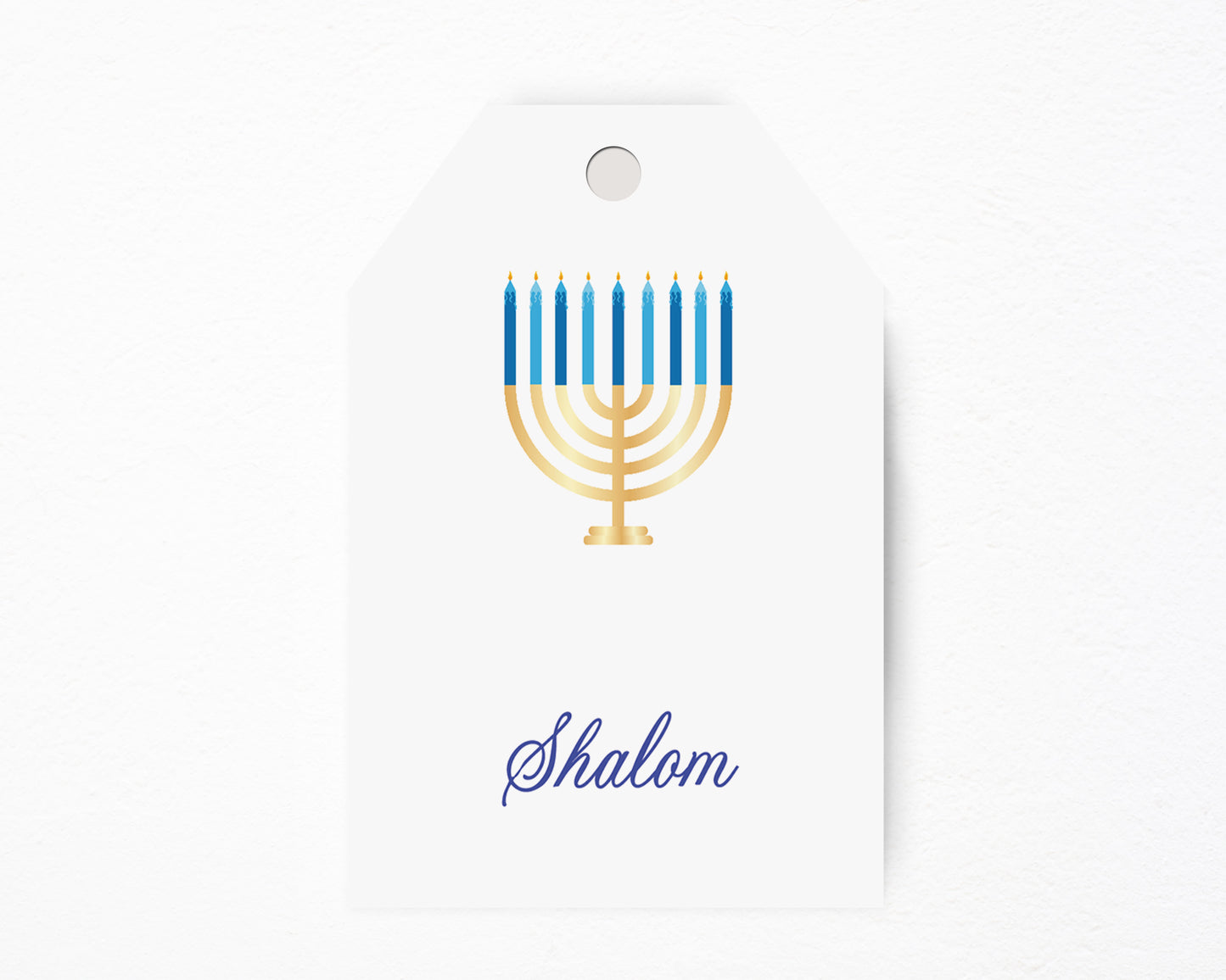 Shalom Hanging Gift Tag