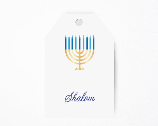 Shalom Hanging Gift Tag