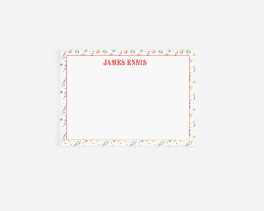 Space Background Stationery Card