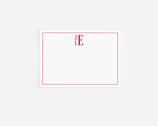 Stacked Stationery Card