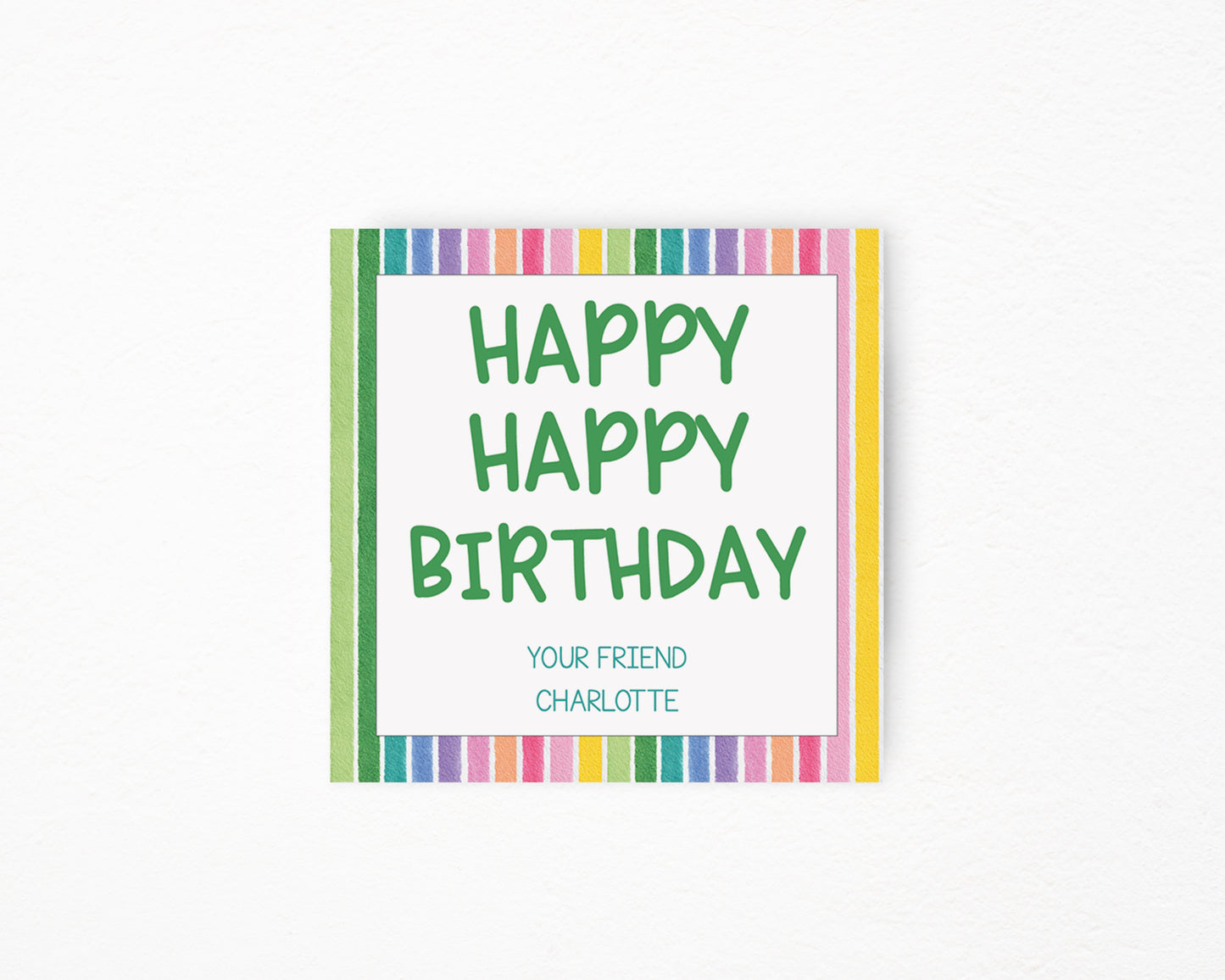 Happy Happy Birthday Sticker