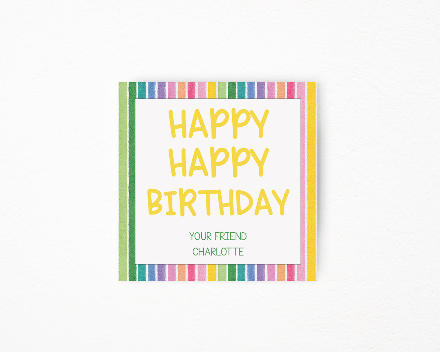 Happy Happy Birthday Sticker