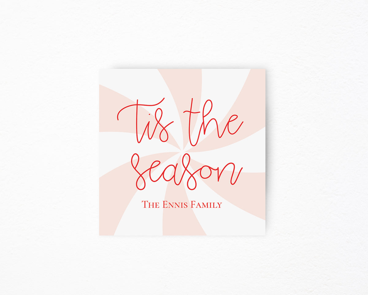 Tis the Season Square Tag